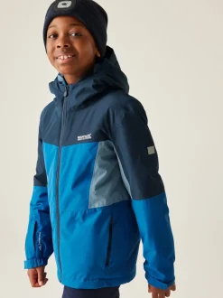 Bleu - Veste imperméable Regatta Beamz Britelight