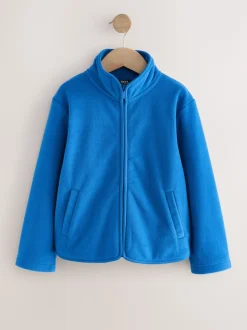 Bleu - Veste polaire zippée avec poches (3-16ans)