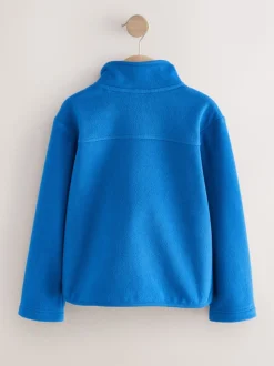 Bleu - Veste polaire zippée avec poches (3-16ans)