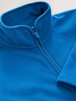 Bleu - Veste polaire zippée avec poches (3-16ans)