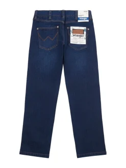Bleu - Wrangler Garçons Straight Fit Greensboro Regular Jeans