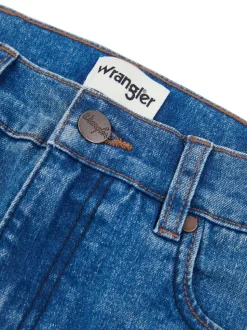 Bleu aqua - Wrangler Garçons Straight Fit Greensboro Regular Jeans