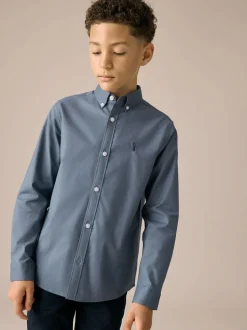 Bleu avio - Chemise Oxford (3-16ans)