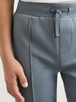 Bleu avio - Pantalon de jogging Reiss Premier Premium Interlock à cordon