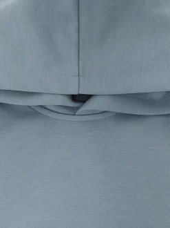 Bleu avio - Sweat à capuche Reiss Fabien Premium en jersey interlock