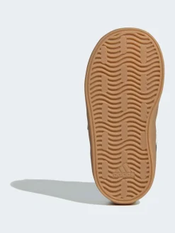 Bleu canard - adidas Vl Cour 3.0 Baskets bébé à crochets et boucles