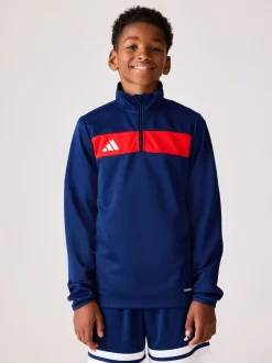 Bleu Chrome - Haut d’entraînement adidas Tiro 25 Essentials pour enfant