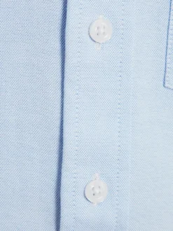 Bleu clair - Chemise Oxford Reiss Greenwich à boutons