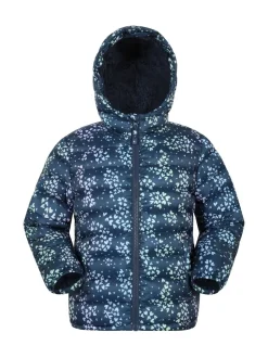 Bleu clair - Doudoune Mountain Warehouse Seasons imperméable doublée de fausse fourrure