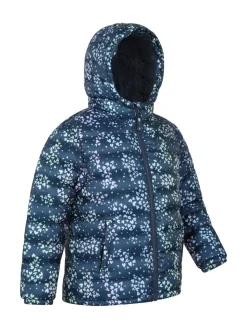 Bleu clair - Doudoune Mountain Warehouse Seasons imperméable doublée de fausse fourrure