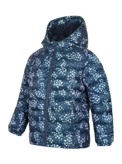 Bleu clair - Doudoune Mountain Warehouse Seasons imperméable doublée de fausse fourrure