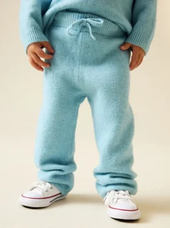 Bleu clair - Ensemble Pulls et Joggings en maille à col rond (3mois -7ans)