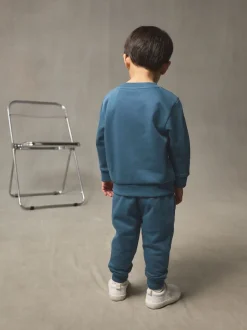 Bleu clair - Ensemble sweat-shirt et jogging (3mois-7ans)