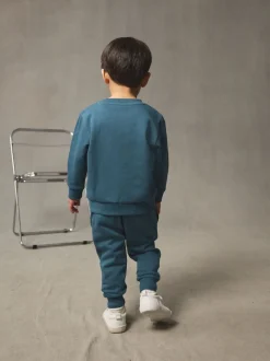 Bleu clair - Ensemble sweat-shirt et jogging (3mois-7ans)