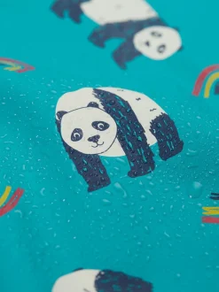 Bleu clair - Frugi Manteau Buster imprimé