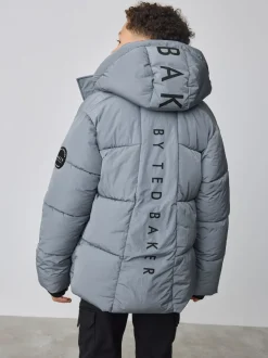 Bleu clair - Manteau matelassé Baker By Ted Baker imperméable