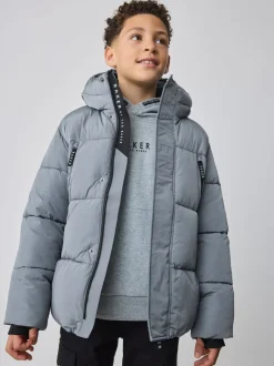 Bleu clair - Manteau matelassé Baker By Ted Baker imperméable