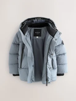 Bleu clair - Manteau matelassé Baker By Ted Baker imperméable