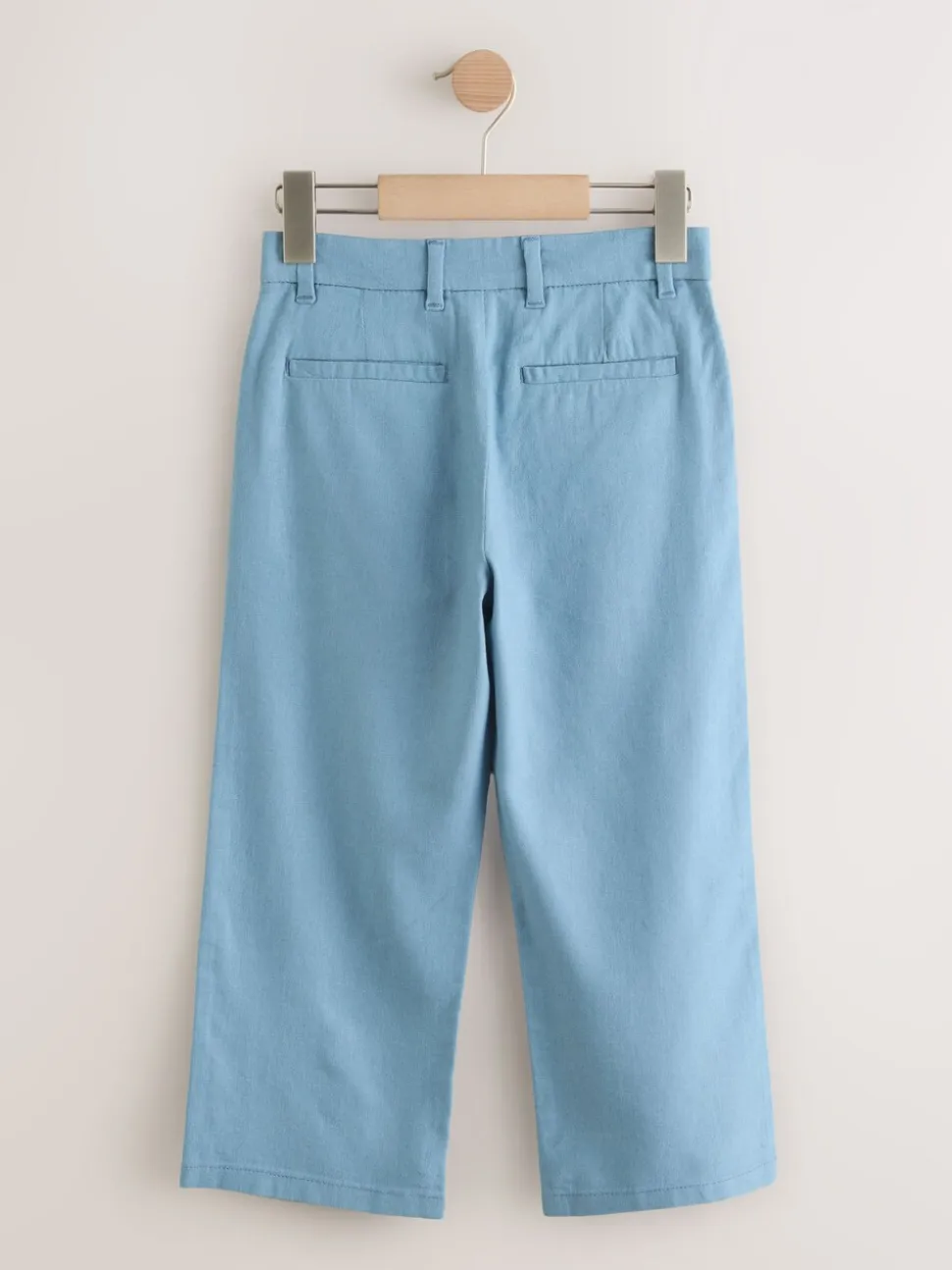 Bleu clair - Pantalon élégant en lin (3-16ans)