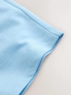 Bleu clair - Short en jersey (3mths-7yrs)