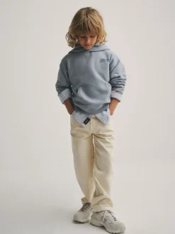 Bleu clair - Sweat à capuche Superdry