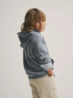 Bleu clair - Sweat à capuche Superdry