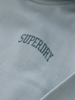 Bleu clair - Sweat à capuche Superdry
