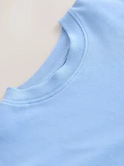 Bleu clair - T-shirt Manches courtes (3-16ans)