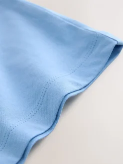 Bleu clair - T-shirt Manches courtes (3-16ans)