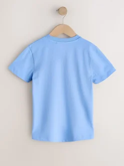 Bleu clair - T-shirt Manches courtes (3-16ans)