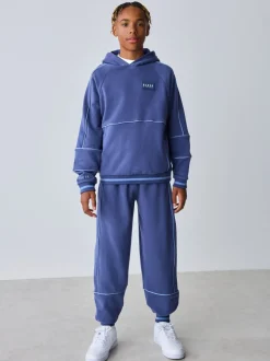 Bleu cobalt - Baker by Ted Baker ensemble sweat à capuche et pantalon de jogging oversize