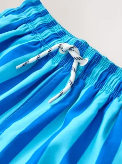 Bleu cobalt - Rayure Short de bain (3-16ans)