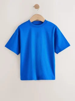Bleu cobalt - T-shirt Manches courtes (3-16ans)