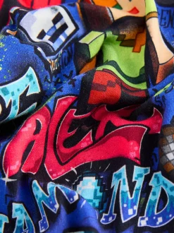 Bleu cobalt - T-shirt Minecraft (3-16ans)