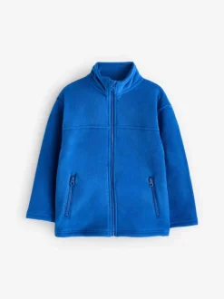 Bleu cobalt - Veste polaire zippée avec poches (3-16ans)