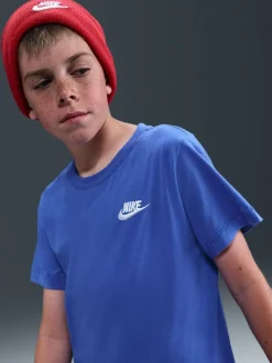 Bleu comète - Nike Club T-Shirt