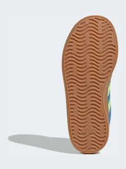 Bleu de ciel - adidas Vl Cour 3.0 Baskets enfant à crochets et boucles