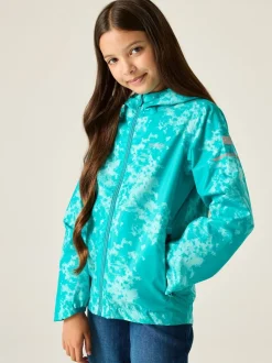 Bleu de ciel - Veste imperméable Packaway Regatta Kids Lever II