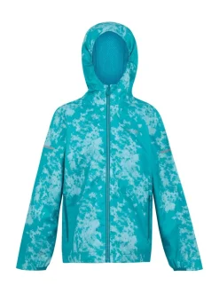 Bleu de ciel - Veste imperméable Packaway Regatta Kids Lever II