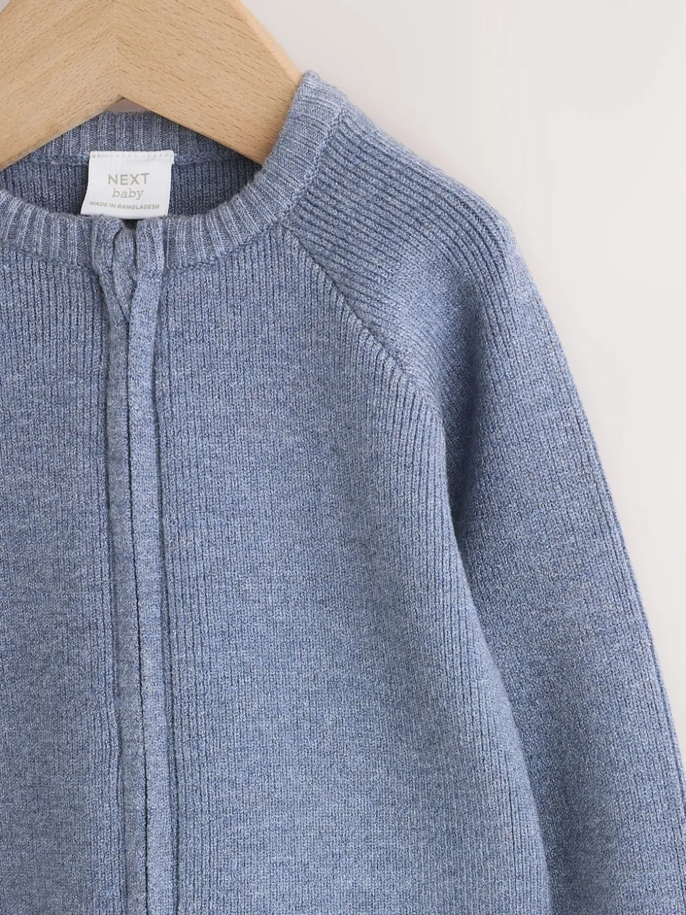 Bleu en maille - Cardigan pour bébé (0mths-2yrs)