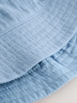 Bleu et beige - Paquet de bonnets pour bébé 2 (0mois-2ans)
