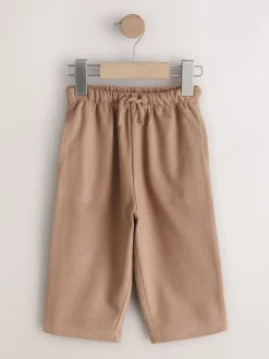 Bleu Fauve et Rayure - Lot de 3 Joggings Jambe large texturés (3mois à7ans)