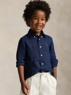 bleu foncé - Chemise Polo Ralph Lauren à logo