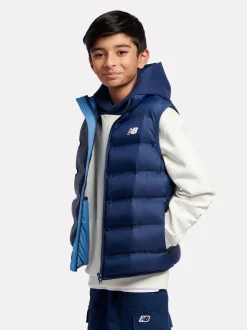 Bleu foncé - Gilet matelassé New Balance Bond