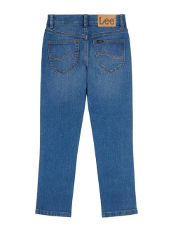 bleu foncé - Lee Garçons Luke Slim Extensible Fit jeans