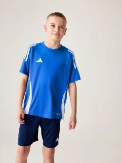 bleu foncé - Maillot adidas Tiro 24 enfant