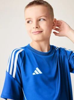 bleu foncé - Maillot adidas Tiro 24 enfant