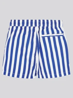 Bleu foncé - US Polo Assn. Short de bain garçon rayé