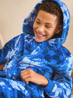 Bleu Football - Polaire All-In-One (3-16ans)