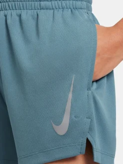Bleu fumé - Shorts fendus Nike Multi Dri-FIT